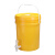 20升带水龙头塑料桶带开关户外洗手桶白色水桶带盖40斤奔新农 透明 20L_透明带龙头