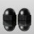 M3-M12 尼龙盖型螺母螺帽塑料盖形圆头球形装饰螺母螺帽螺丝保护套 M8(5粒)黑色 