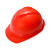 梅思安ABS豪华型安全帽一指键帽衬红色PVC吸汗带D型下颏带1顶可印字
