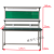工作操作台车间装配不锈钢流水线电子厂包装车间检验桌带灯 台面180*60*75*160