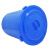 兰诗 YJ-E086 水桶 圆形塑料桶收纳桶大号水桶酒店厨房环卫物业垃圾桶 蓝色80升