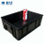 箱大王 Xdc-01  防静电周转箱 黑色塑料收纳箱零件盒 4号410*305*155无盖