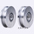 加厚45#钢U型钢丝绳滑轮/圆管轨道轮子/铁门槽轮/弯管轮/槽钢槽轮 200U槽宽40mm