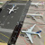 机场场景跑道1:400飞机模型仿真客机停机坪航空飞机模型摆件可拼 机场跑道+3停机坪