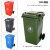 定制100120180240360超大号户外工业塑料垃圾桶小区塑料桶加厚 180L加厚