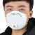 3M 8511CN口罩 N95非油性颗粒物防护口罩 带呼吸阀口罩10个/盒