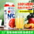 汇多滋nfc果汁多口味100%纯果汁苹果汁黄桃芒果无添加1L大瓶家庭盒装 NFC苹果汁1L*3盒