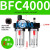 尺寸油水分离器二联件BFC2000/3000/4000/BFR4000/BL BFC4000 铁壳