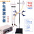 水电解实验器J26001霍夫曼水电解演示器实验室电解水制取氢气氧气装置全套装高中化学教学仪器器材电源 大号水电解(铂金)+支架+高中学生电源+导线