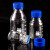 海斯迪克 HKCL-161 蓝盖试剂瓶 透明丝口玻璃瓶 螺纹口带刻度螺口试剂瓶 带刻度透明样品瓶 高硼硅 500ml