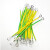昂迅铜包铝黄绿双色接地线2.5平机房设备接地线4电箱连接线跨地接连线 黄绿铜包铝2.5平方-长200mm100