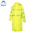 阿力牛 ASF295 长款风衣式反光雨衣 道路施工双层劳保雨衣 荧光黄 2XL 