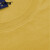 安赛瑞 劳保圆领棉质短袖T恤 夏季吸汗工作汗衫 物业工作服内搭餐饮团队 黄色 L码 11267