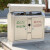 动真格（DONGZHENGE）定制户外垃圾桶不锈钢公园小区分类桶三分类四分类垃圾桶垃圾箱 军绿色 镀锌板两分类