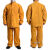 盛融乾 牛皮电焊工防护服烧焊工作服焊接隔热防烫保护衣黄色 黄色裤子 XXXL