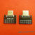 高清HDMI母座A型19Pin连接器USB接口镀金公座带PCB板排针 HDMI 公头
