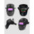 元族电焊面罩防护罩脸部头戴式全自动变光焊帽烧轻便氩弧焊工焊接防护 升级真彩变光款
