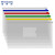 稳斯坦 WST1036 拉链档案袋(10个)透明文件夹 防水资料袋 公文袋（A4-32.5*23.5cm）