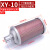 安达通 气动干燥机消声器 压缩空气机吸干机排气消音声器降噪配件 消声器XY-10 