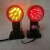 铁路磁铁安全防护灯施工作业警示灯锂电红黄色双面红闪灯 一面红一面黄（常亮加频闪）一个灯含充电器