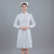 菲英护士服女款白大褂对襟医生工作服长袖化学实验室医学生实验服 白色大褂长袖 XL170/96
