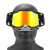 百分百骑行眼镜可带近视摩托车越野战术头盔风镜护目镜防尘防风沙 C9灰框金片