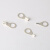 欧式OT1-4冷压端子1.5 2.5-3 5 6 8 10 圆型裸铜线鼻子焊口接线耳 OT1.5-3 100个 1.5平分线-M孔
