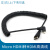 HDMI转标准HDMI弹簧伸缩高清数据线A7S2 A7M3 A7R3监视器单反相机 Micro HDMI接口正弯款 1米