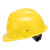 畅胜六点式透气孔建筑工地施工头盔 防砸抗冲击安全帽 黄色打样