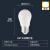 FSL佛山照明led灯泡e27大螺口大功率球泡节能灯超亮商用照明螺旋高亮光源5W黄光（已升级为5.5W）