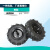 机充气胎400-8 23轴橡胶全实心胎旋耕机轮胎代替铁轮农机配件 400-8外胎四层