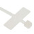 安赛瑞 尼龙标签扎带 自锁式捆扎线 线缆标识牌 宽2.5mm长10cm 100根装 白色 定制 欧时 440191