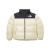 北面（The North Face）M’s 1996 Eco Nuptse Jacket撞色立领透气透气棉服 男女同款 奶油色 S