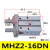 气动手指平行HFZ/MHZ2-10d16d20d25d32d140d2dn气缸开闭气爪 MHZ2-16DN (反装)