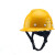 伟光YD-VB透气玻璃钢安全帽 V型建筑工地施工安全头盔 黄色旋钮式