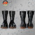 上海牌男士雨靴中筒时尚雨鞋耐腐蚀牛筋底防滑防水耐磨三防劳保水鞋 黑色 40