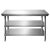 不锈钢工作台定做厨房操作台桌子切菜桌台面案板商用打包台打荷台 L63-80*50*80双层