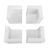 定制珍珠棉护角打包泡沫三面三角防撞护角包装包角快递纸箱护角L型盒 80*80*80-20  10个