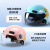 现货3C认证儿童电动车头盔男女孩摩托车帽透气防晒电瓶车小孩头盔 儿童3C102粉色 PC透明镜片