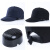 JSP洁适比轻便型防撞安全帽洁适比户外反光骑行运动防护帽时尚内衬 豪华款黑色（3公分帽檐）