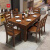 光明家具实木餐桌长方形全实木吃饭桌椅组合4人6人现代中式小户型客厅家用 1米单桌实木框架款