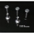 螺丝M3内牙磁柱led安装控制吸附卡固定吸顶灯改造定制式主板磁铁 500套(1315装好磁铁+螺丝)
