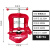 云舵 加重型管子台虎钳固定台钳压力钳龙门钳架子平台钳镀锌管道工具钳 新西式3#