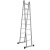 穆运 铝合金人字梯工程用梯子加厚折叠梯 家用梯 双面梯子（送货上门） 大关节人字梯3米直梯6米
