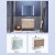 科勒（KOHLER） 玲纳2.0浅蓝亚光浴室柜组合落地式多颜色可选洗漱台 浅蓝哑光60cm浴室柜