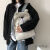缘森达@韩版ins日系卡通小熊造型可爱少女小学生背包森系帆布双肩书包女 企鹅