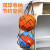 诗迦努篮球袋篮球网兜收纳袋球类专用训练收纳包大容量足球排球网兜 蓝色加粗加厚篮球网兜附挂钩