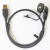 极焰USB连接器90度弯转换头MSDD90350母公带半米电缆22mm安装孔传数据 MSDD90341-3.0-1m