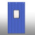 曼斯维尔MSWR 冬季棉门帘 宽1.2米*高2米/条蓝色 窗口尺寸约30*45CM 牛津布防水挡风