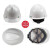 君御 MSA 10172901 V-GardPE标准型安全帽 PE帽壳超爱戴  单位：个 白色